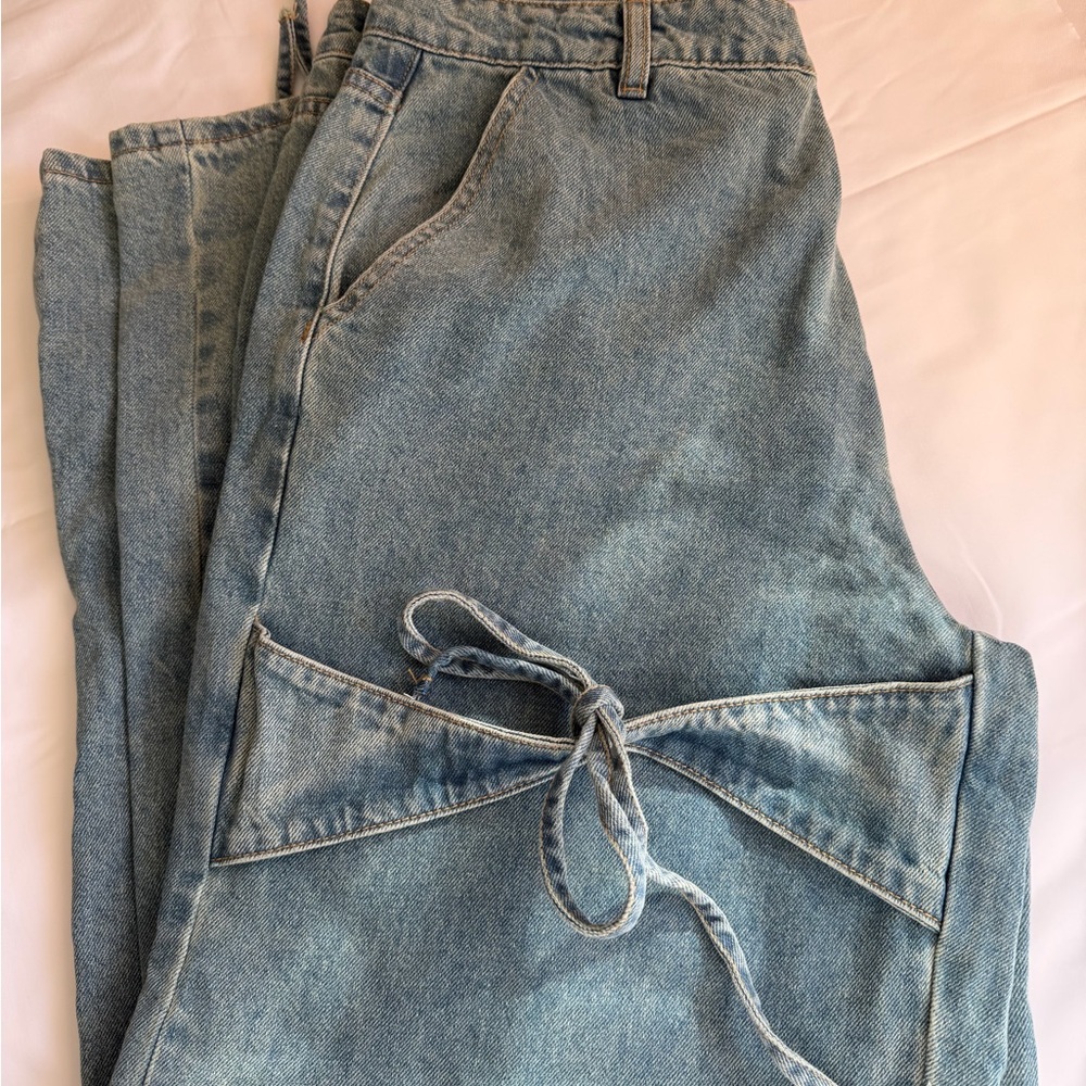 Cider Light Blue Flare Jeans